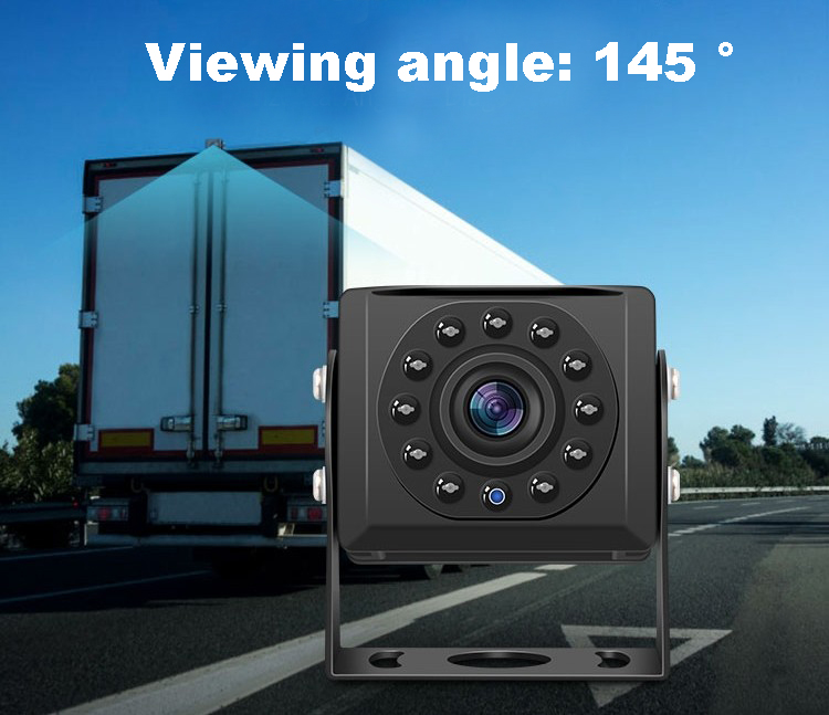 מצלמות רוורס של 175 מעלות למשאיות