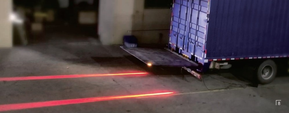 נורת LED אזהרה לכלי רכב עם רמפה הטיה