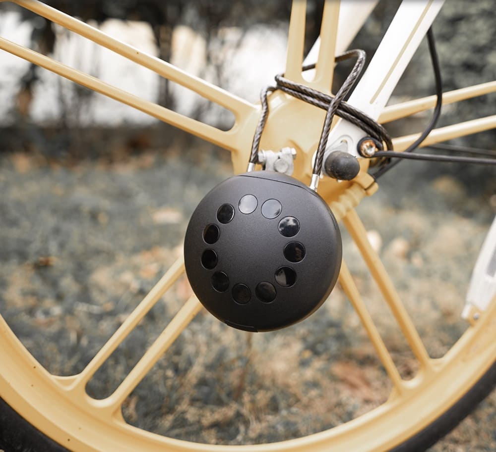 מנעול אופניים עם תיבת אבטחה מפתח