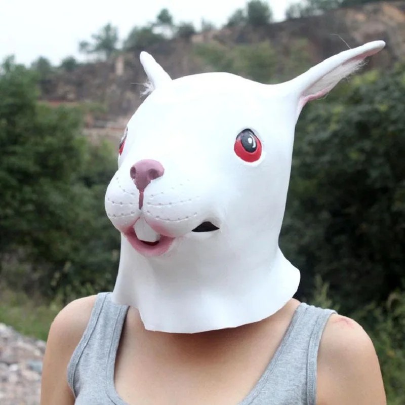 ארנב - מסכות קרנבל, מסיכת פנים לטקס סיליקון