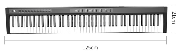 מקלדת אלקטרונית (פסנתר) 125 ס"מ