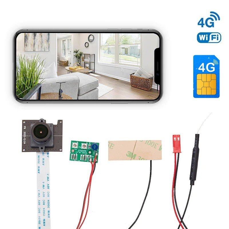 ריגול 4g 3g מצלמת ריגול חריר עבור כרטיס SIM