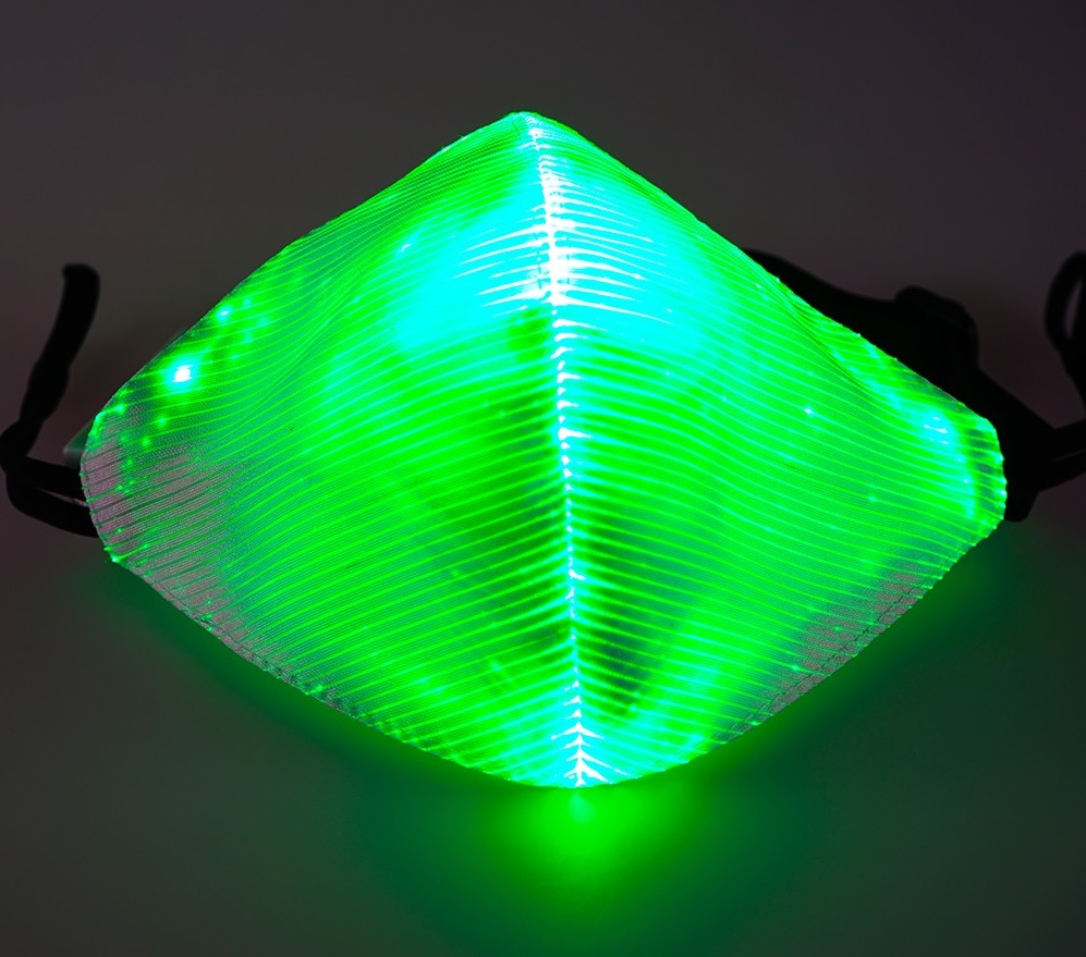 מסכת LED ירוקה