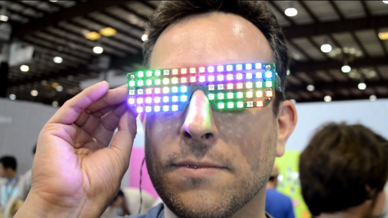 משקפי LED RGB