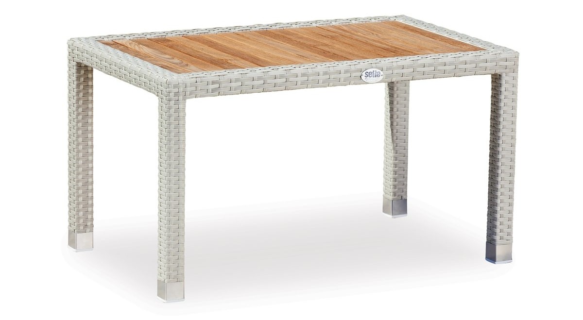 שולחן צד מודרני וגדול יותר למרפסת או למרפסת