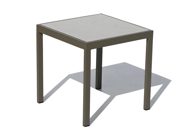 שולחן פטיו אלומיניום קטן שימושי Luxurio Damian עיצוב מינימליסטי