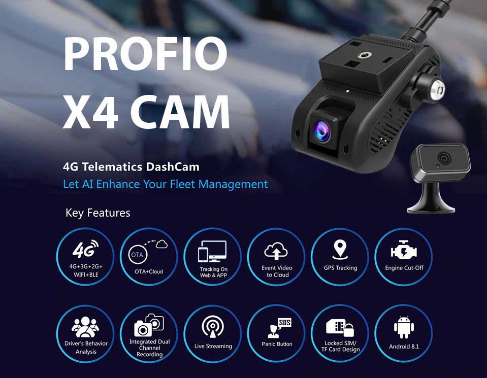 מצלמות לרכב ענן Profio X4