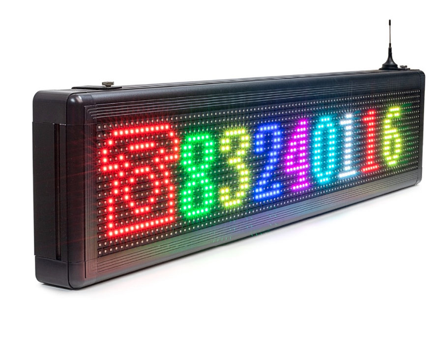 לוח מידע RGB LED חיצוני