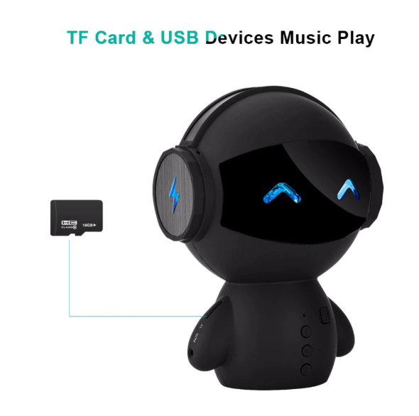 תמיכה ברמקול Bluetooth בכרטיס TF השמעת MP3