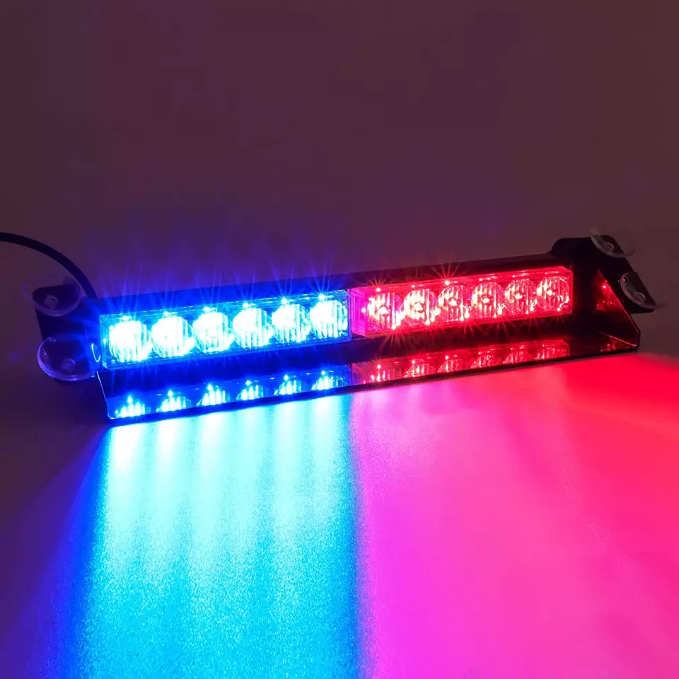 משואות LED מהבהבות (אורות) למכונית עם אפשרות לשנות צבעים וסגנונות מהבהבים