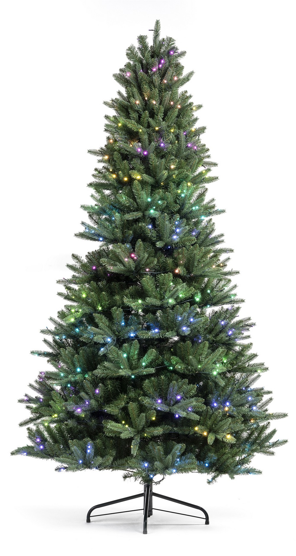 led עץ חג המולד עם אורות חכמות