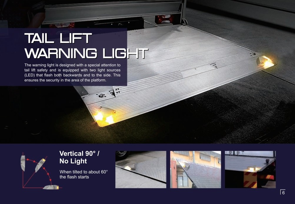LED איתות נורת LED להרמת גב לפלטפורמה לרכב - טנדר, משאית