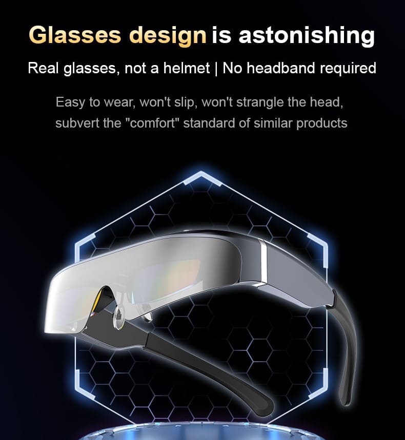 משקפי VR חכמים עם שלט רחוק
