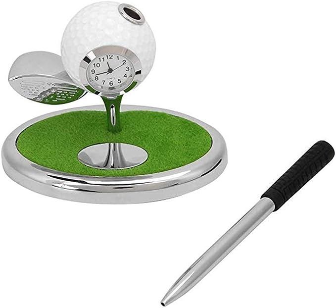 עט גולף (כדור עם מקל) עם שעון פונקציונלי