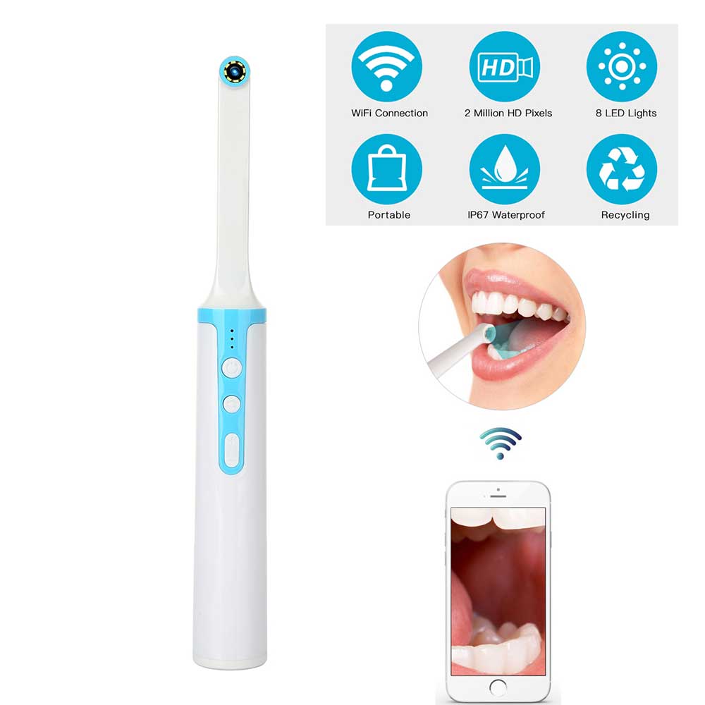 מצלמת שיניים wifi - מצלמה דרך הפה